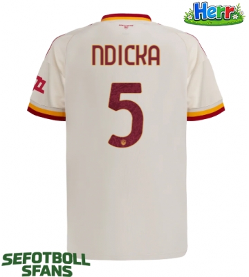 AS Roma Evan Ndicka #5 Bortatröja 2026-27 Kortärmad